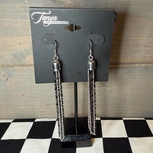 Beaded Tassel Earrings